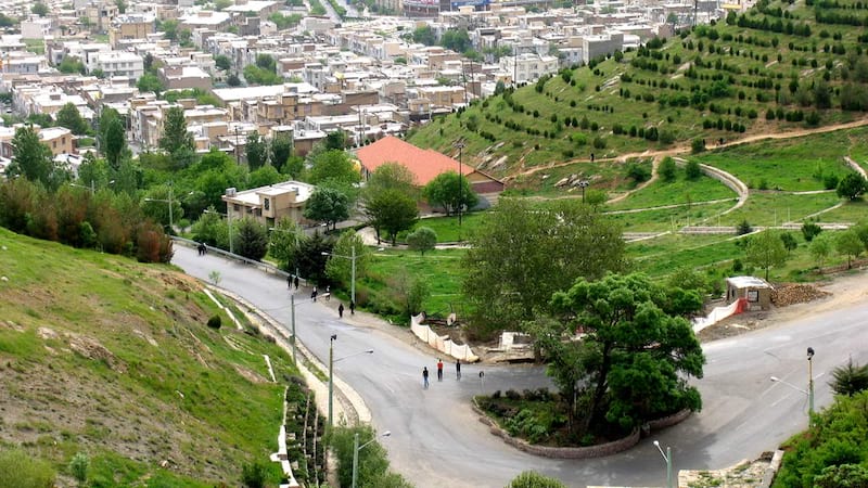Abidar Mount With Wonderful Spring and Amazin View in front of Sanandaj Kurdistan Province